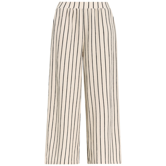 Damen Culotte mit strukturiertem Material creme