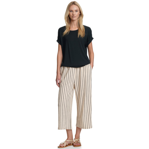 Damen Culotte mit strukturiertem Material