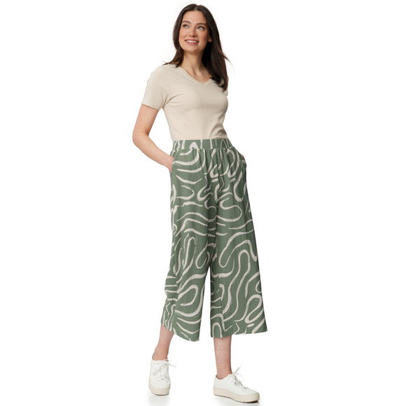 Damen Culotte mit Allover-Muster