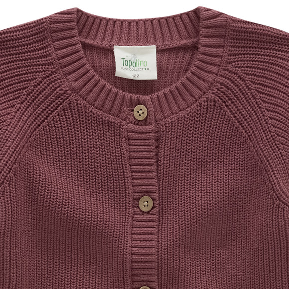 Mädchen Strickjacke mit Knopfleiste