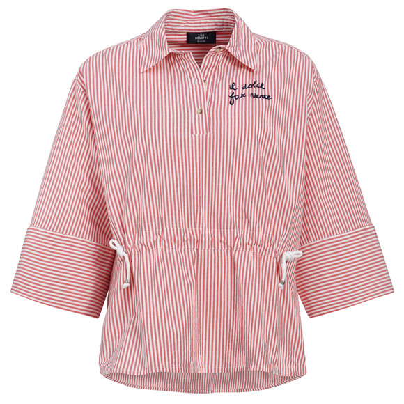 Damen Bluse mit Tunnelzug