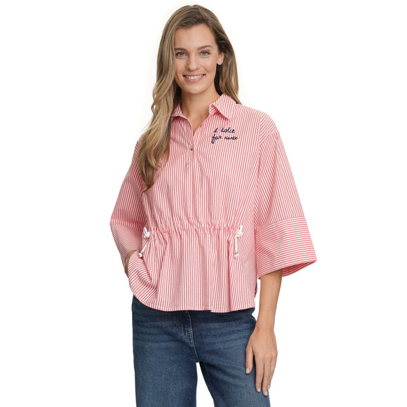 Damen Bluse mit Tunnelzug