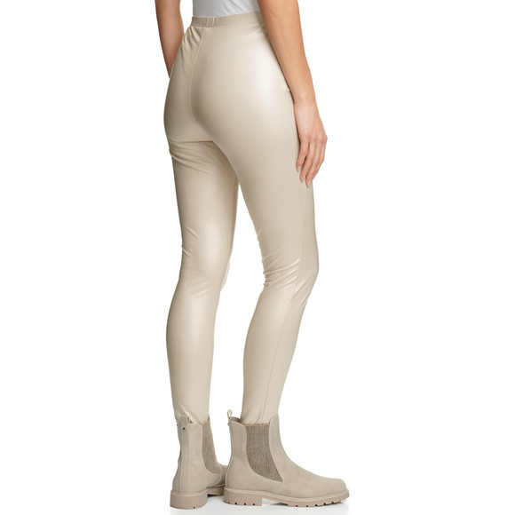 Damen Leggings in Leder-Optik