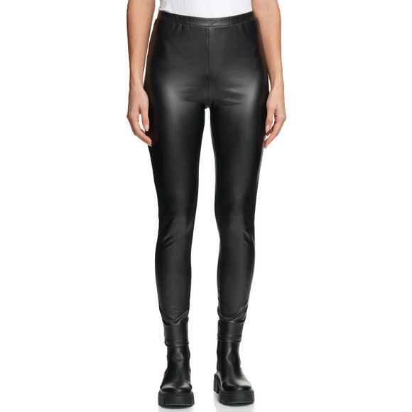Damen Leggings in Leder-Optik