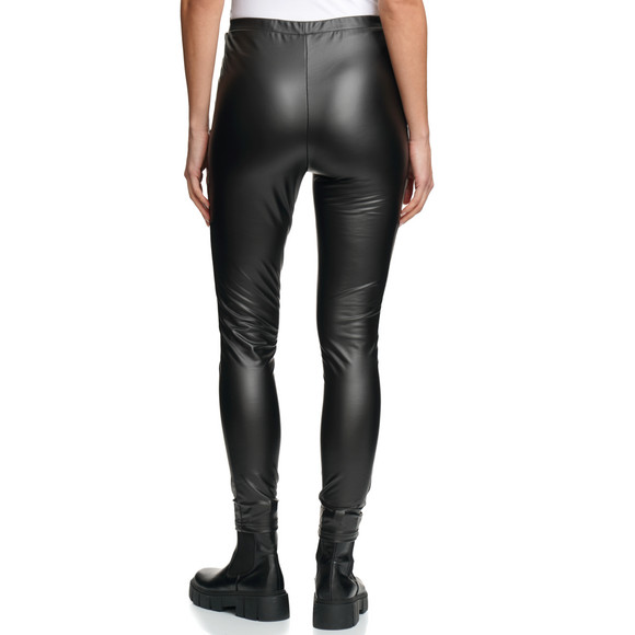 Damen Leggings in Leder-Optik