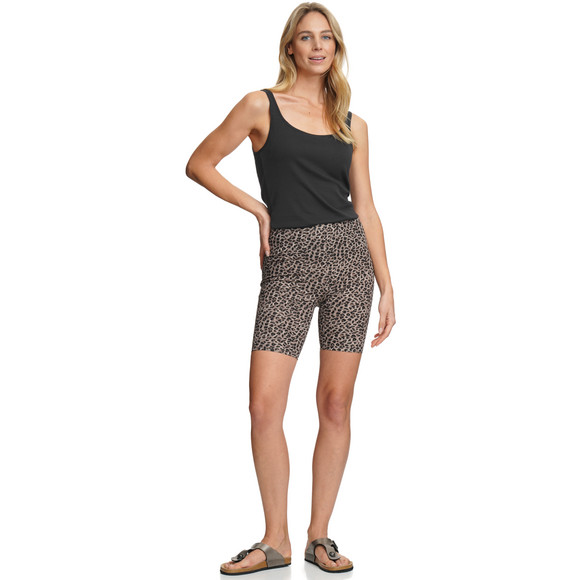 Damen Shorts mit Leo-Allover
