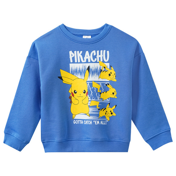 Pokémon Sweatshirt mit Print blau