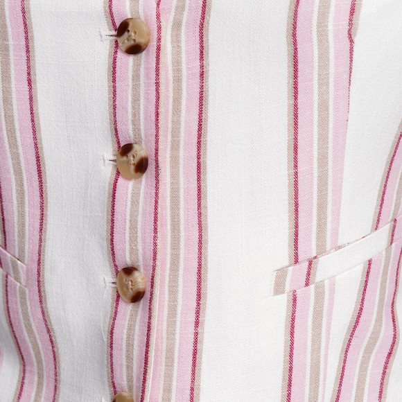 Damen Weste mit Leinen-Anteil