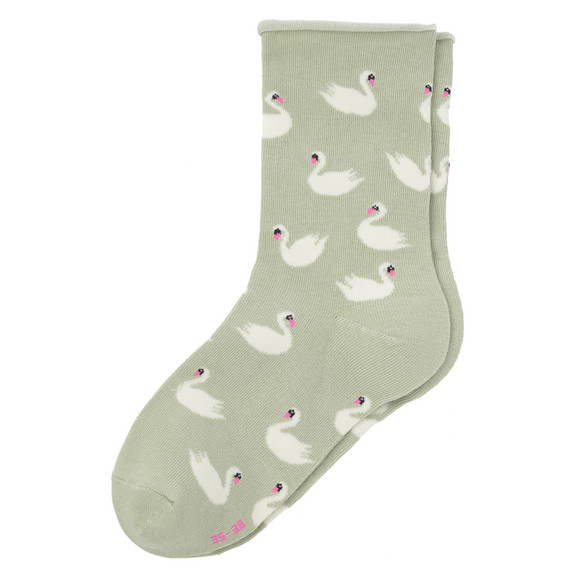 1 Paar Damen Socken mit Fun-Motiv