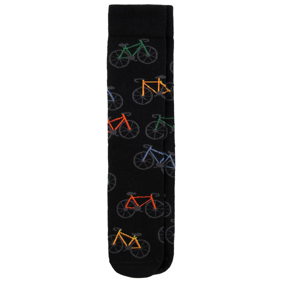 1 Paar Herren Socken mit Fahrrädern allover
