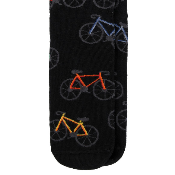 1 Paar Herren Socken mit Fahrrädern allover