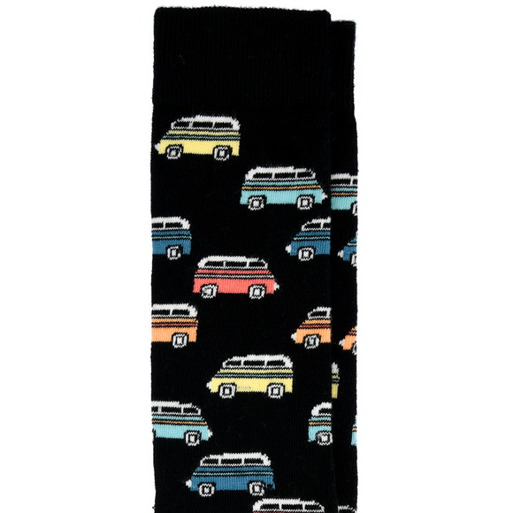 1 Paar Herren Socken mit Fahrzeug-Motiven