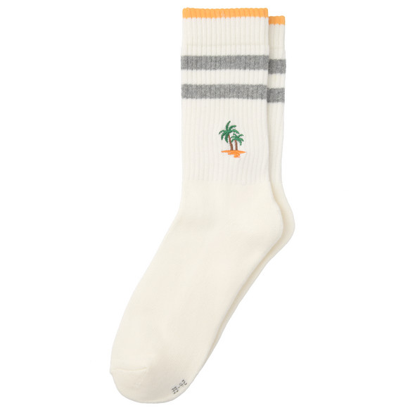1 Paar Herren Sportsocken mit Stickerei