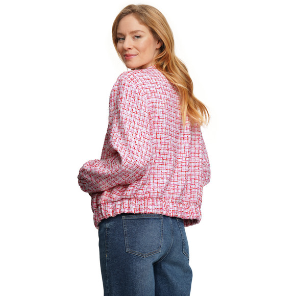 Damen Blazer in Bouclé-Optik