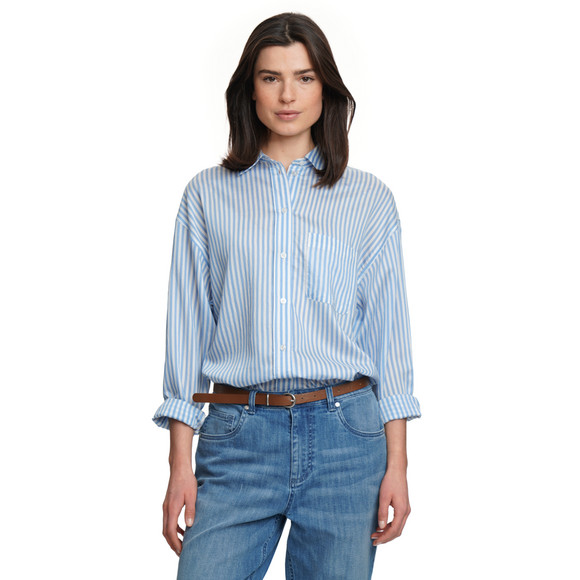 Damen Hemdbluse im Streifen-Look