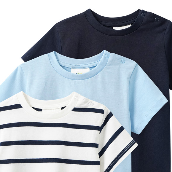3 baby T-shirts in basic-look