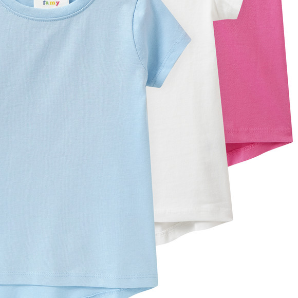3 Baby T-Shirts im Basic-Look