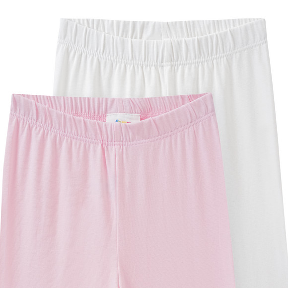 2 Baby Capri-Leggings im Basic-Look
