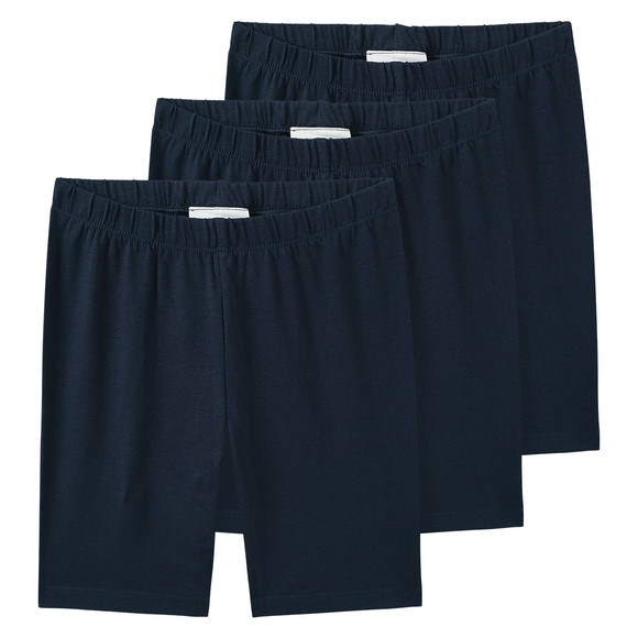 3 korte meisjesleggings in basic look