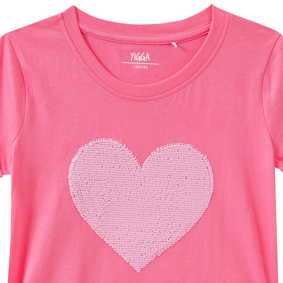 Meisjes T-shirt met omkeerbare pailletten