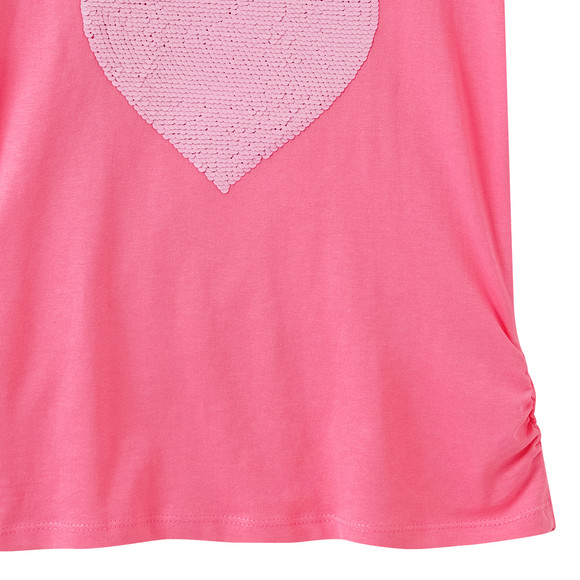Meisjes T-shirt met omkeerbare pailletten