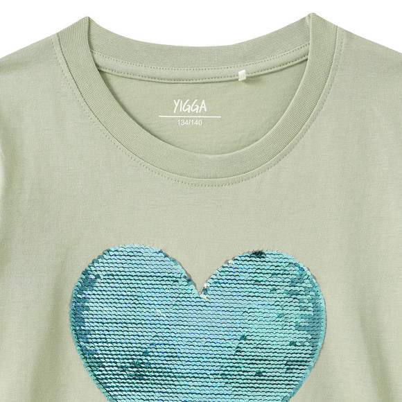 Meisjes T-shirt met omkeerbare pailletten
