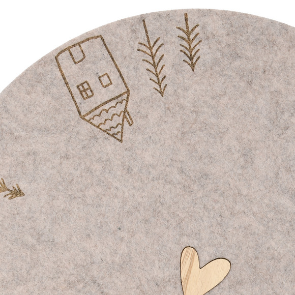 Placemat met Kerst design