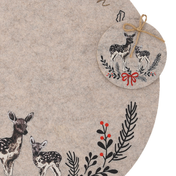 Platzset im weihnachtlichen Design