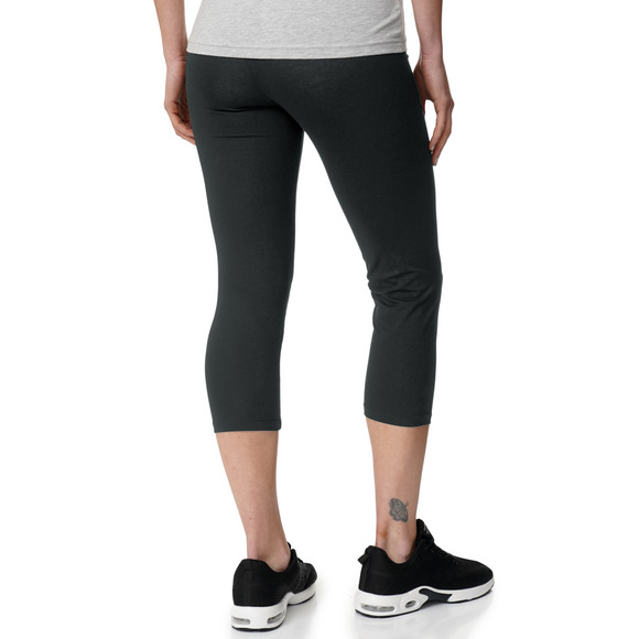 2 Damen 3/4-Leggings unifarben