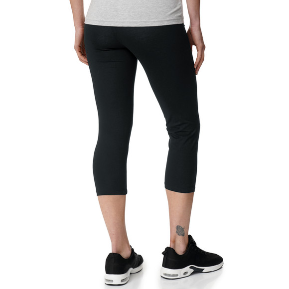 2 Damen 3/4-Leggings unifarben