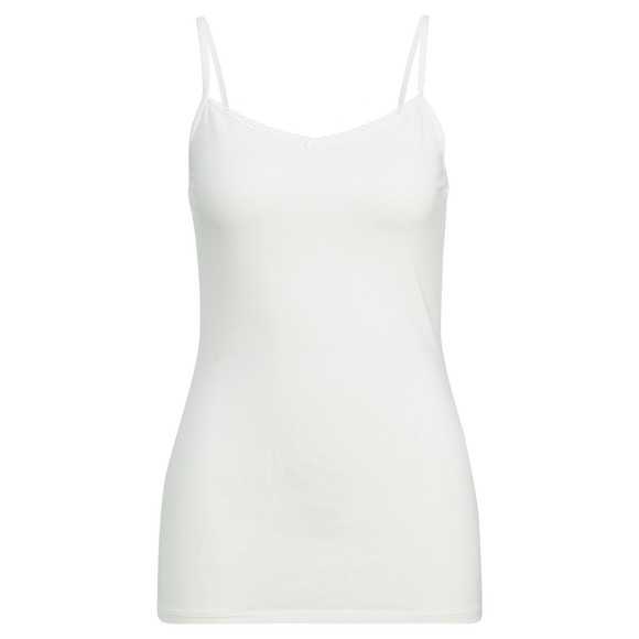 3 Damen Unterhemden mit Spitze