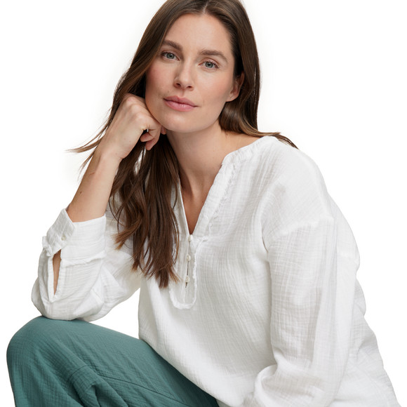 Damen Musselin-Bluse aus Bio-Baumwolle