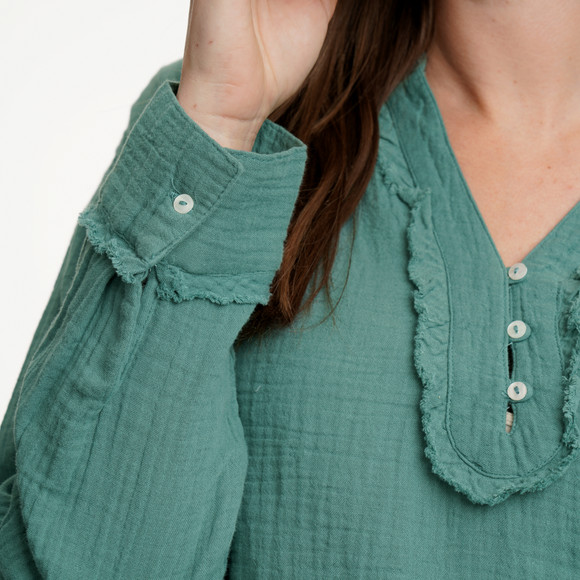 Damen Musselin-Bluse aus Bio-Baumwolle