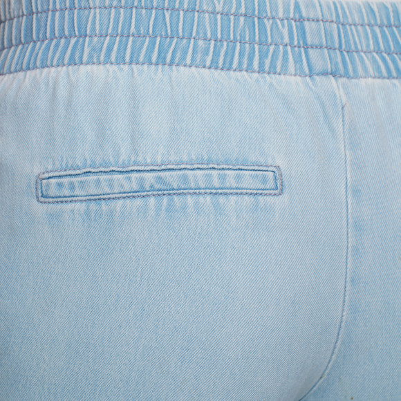 Damen Wide-Leg-Jeans mit Elastikbund