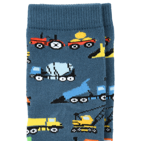 1 Paar Jungen Socken mit Fahrzeug-Motiven