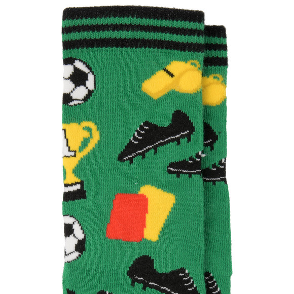 1 Paar Jungen Socken mit Fußball-Motiven