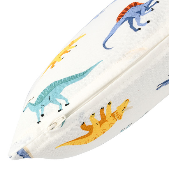Kissenhülle mit Dino-Print allover