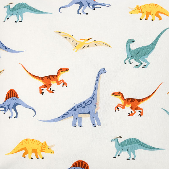 Kissenhülle mit Dino-Print allover