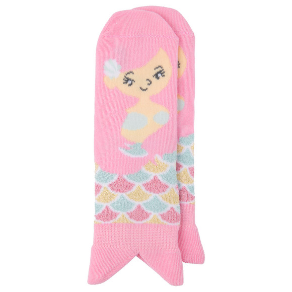 1 Paar Mädchen Socken mit Glitzergarn