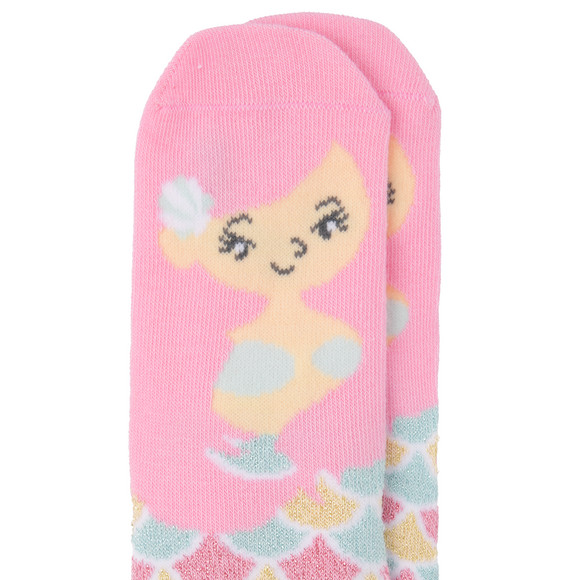 1 Paar Mädchen Socken mit Glitzergarn