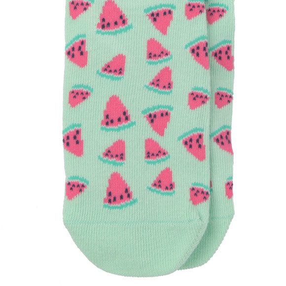 1 Paar Mädchen Socken mit Melonen-Motiv 