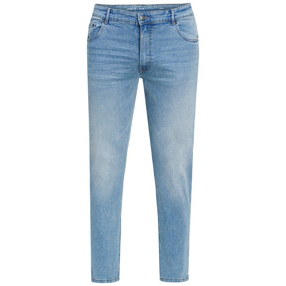 Heren relaxed jeans met used-washing