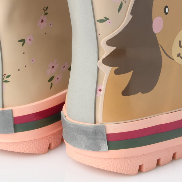 Baby Gummistiefel mit Pferde-Motiv