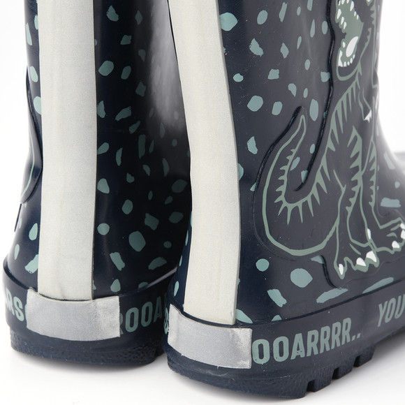 Jungen Gummistiefel mit Dino-Motiv