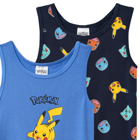 2 Pokémon Unterhemden mit Prints