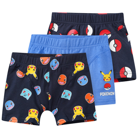 3 Pokémon Boxer mit Prints