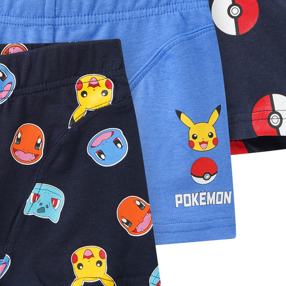 3 Pokémon Boxer mit Prints