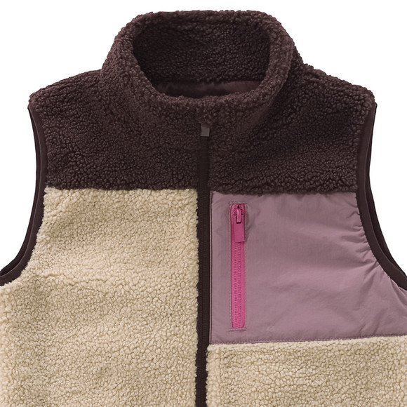 Mädchen Teddyweste mit Taschen