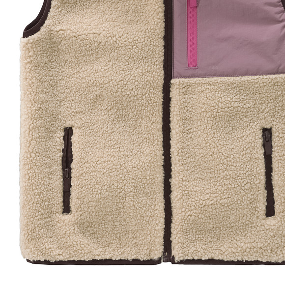 Mädchen Teddyweste mit Taschen