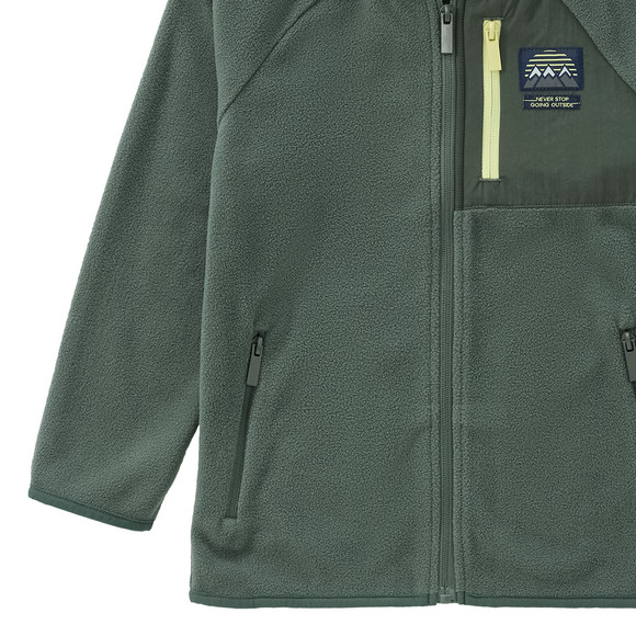 Fleecejack met drie zakken voor kinderen